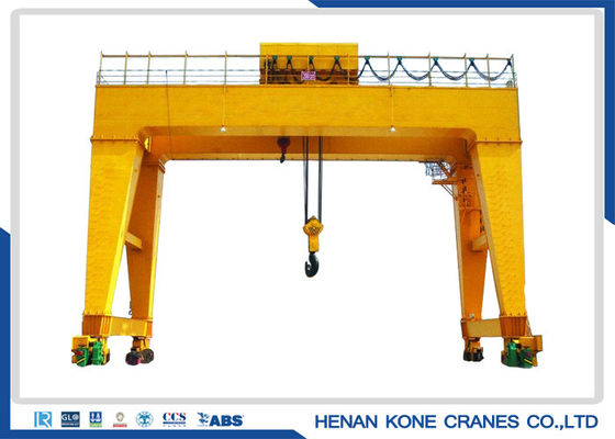 Conteneur soulevant la grue de portique mobile de la double poutre 50T